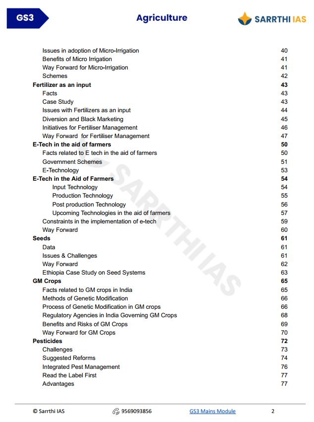 sarrathi-ias-gs-3-mains-module-agriculture-notes-english-medium-2025-26