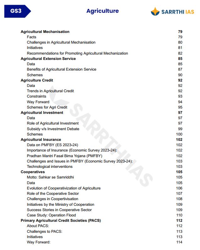sarrathi-ias-gs-3-mains-module-agriculture-notes-english-medium-2025-26
