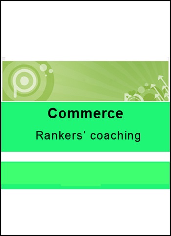 Printed notes of Commerce by Rankers Coaching