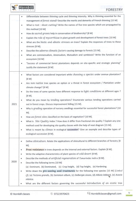 hornbill-classes-forestry-printed-notes-2024-25