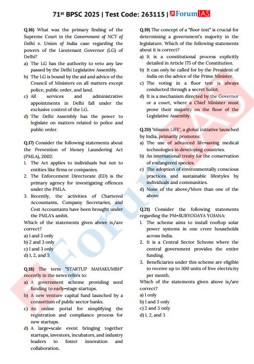 forum-ias-71th-bpsc-prelims-test-21-to-26-english-medium-2025