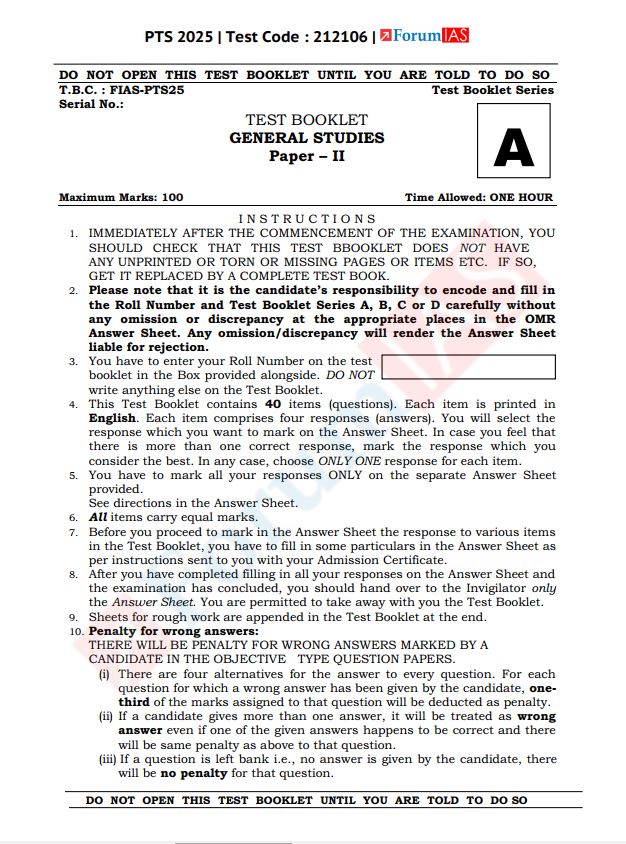 forum-ias-csat-test-6-to-10-english-medium-2025-26