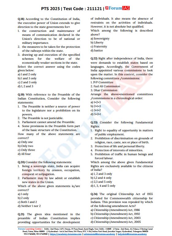 forum-ias-prelims-preparatory-mini-test-series-1-to-5-english-medium-2025-26