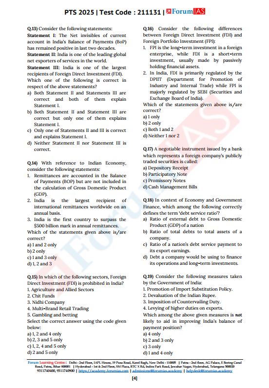 forum-ias-prelims-preparatory-mini-test-series-11-to-15-english-medium-2025-26