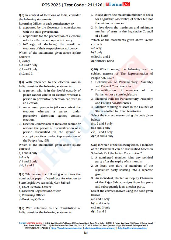 forum-ias-prelims-preparatory-mini-test-series-6-to-10-english-medium-2025-26