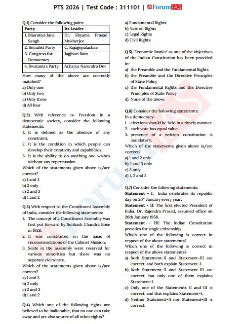 forum-ias-prelims-test-1-to-5-english-medium-2026