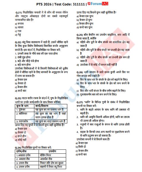 forum-ias-prelims-test-11-to-15-hindi-medium-2026