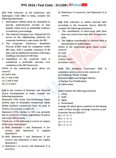 forum-ias-prelims-test-21-to-25-english-medium-2026