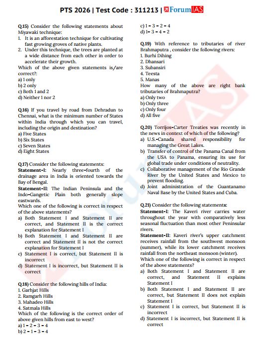 forum-ias-prelims-test-26-to-30-english-medium-2026