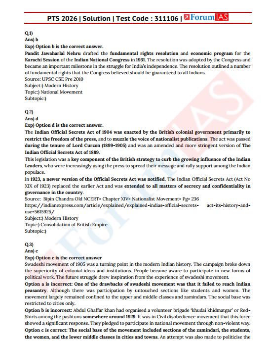 forum-ias-prelims-test-6-to-10-english-medium-2026