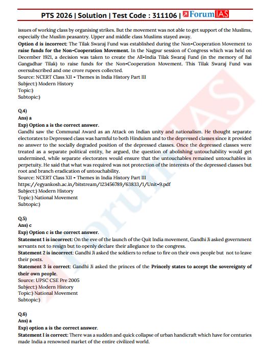 forum-ias-prelims-test-6-to-10-english-medium-2026