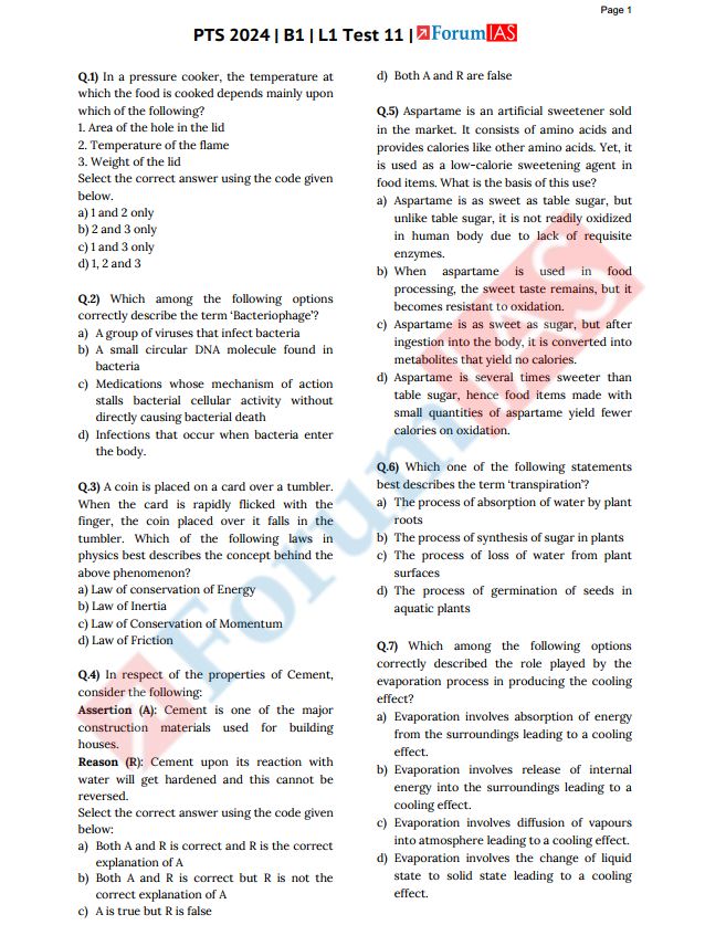forum-ias-prelims-test-series-11-to-15-english-medium-2024