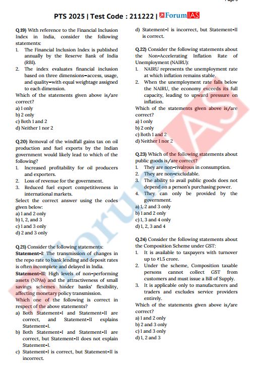 forum-ias-prelims-test-series-31-to-34-english-medium-2025-26