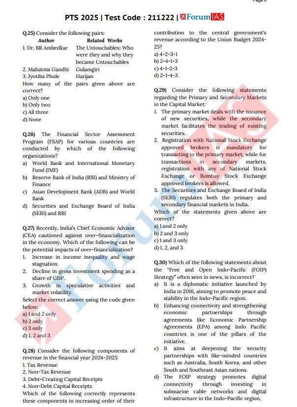 forum-ias-prelims-test-series-31-to-35-english-medium-2025