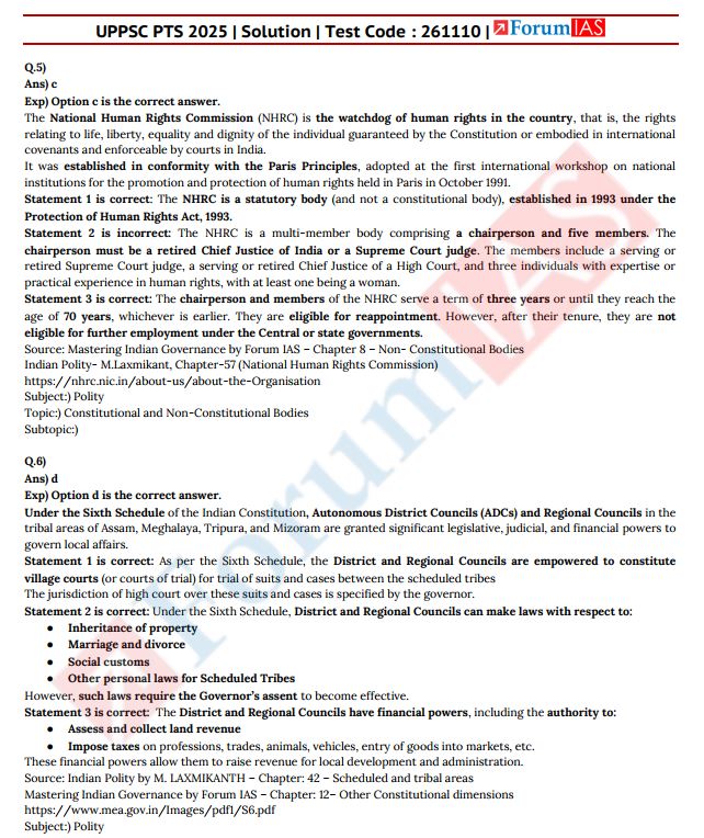 forum-ias-uppsc-prelims-test-11-to-15-english-medium-2025