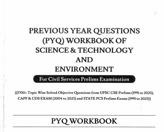 forum-ias-upsc-prelims-pyq-practices-book-science-technology-and-environment-