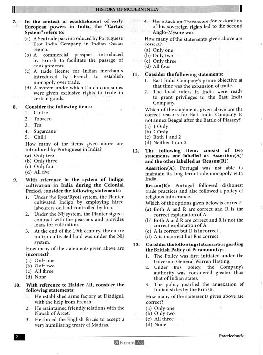 forum-ias-upsc-prelims-toolkit-practices-book-history-of-modern-india-2024-25