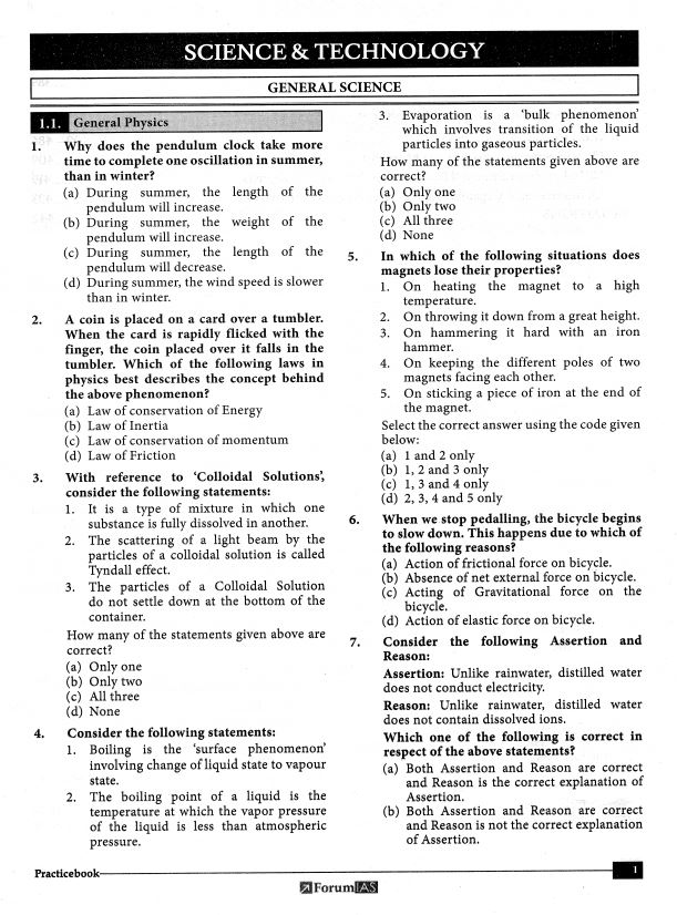 forum-ias-upsc-prelims-toolkit-practices-book-science-and-technology-and-environment-2024-25