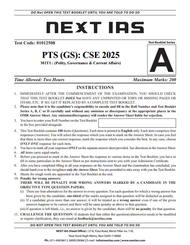 next-ias-prelims-test-english-medium-1-to-5-2025-26