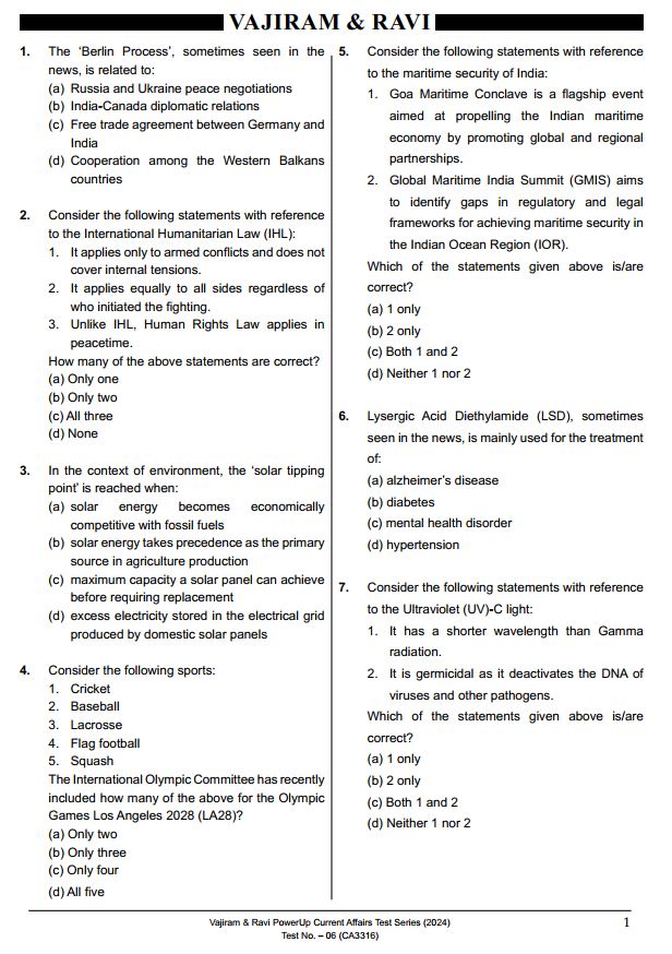 vajiram-and-ravi-power-up-current-affairs-test-6-to-10-english-medium-2024