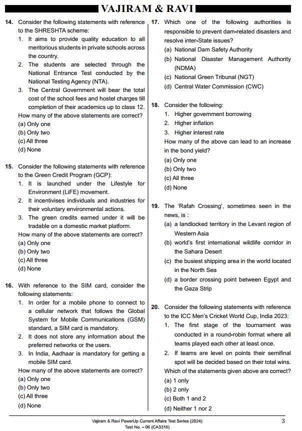 vajiram-and-ravi-power-up-current-affairs-test-6-to-10-english-medium-2024