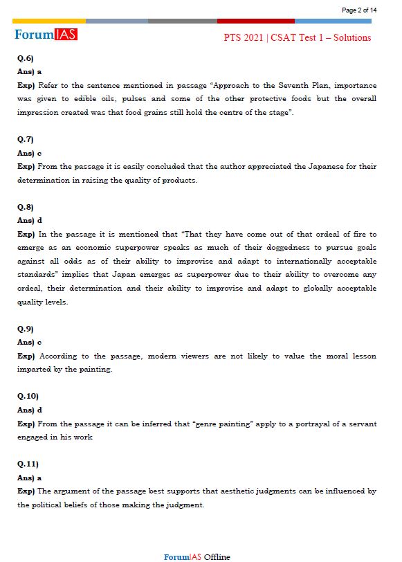 forum-ias-2021-csat-1-to-5-english-medium