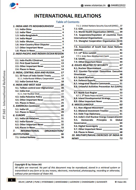 vision-ias-international-relations-pt-365-2022
