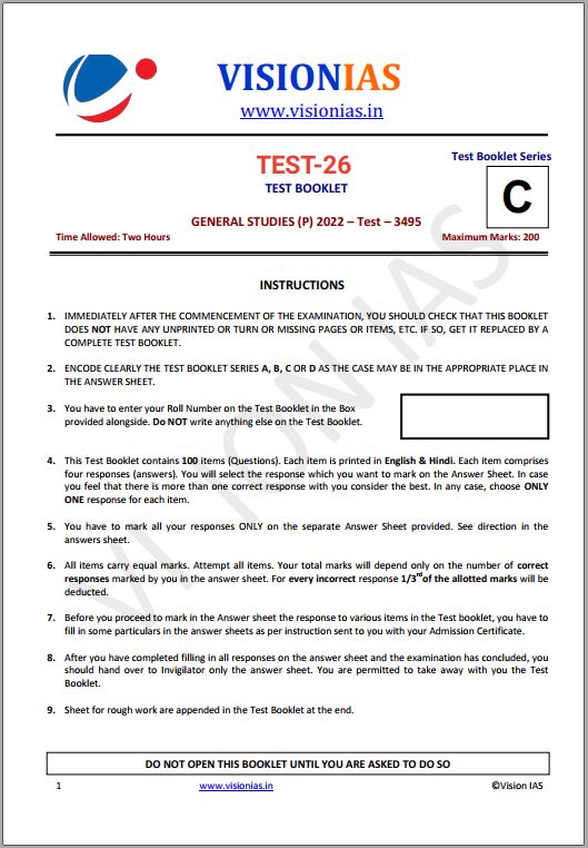 vision-ias-prelims-test-series-26-to-30-english-medium-2022