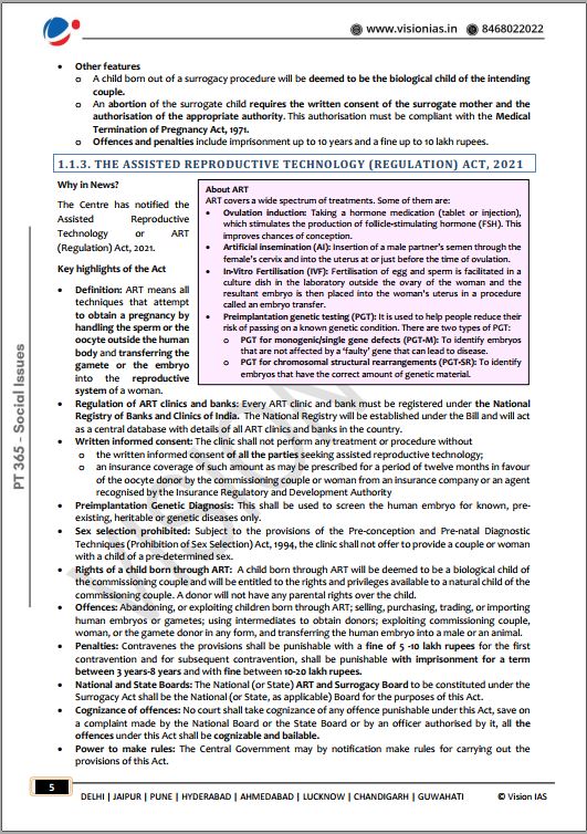vision-ias-social-issues-pt-365-2022