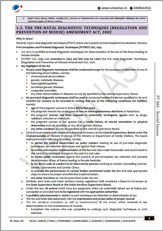 vision-ias-social-issues-pt-365-2022