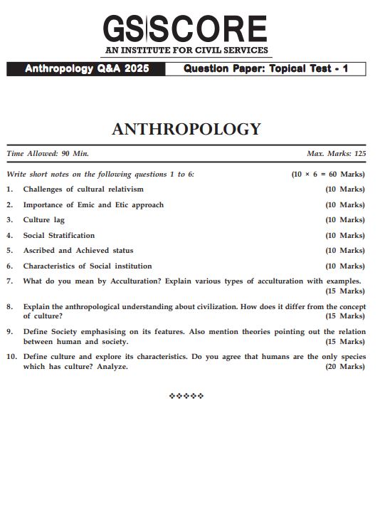 gs-score-anthropology-optional-mains-test-1-to-10-2025-26