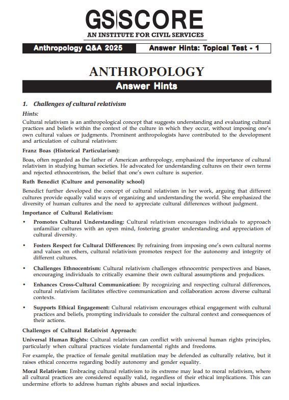 gs-score-anthropology-optional-mains-test-1-to-10-2025-26