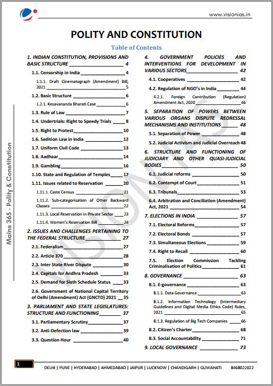 vision-ias-polity-and-constitution-mains-365-2021