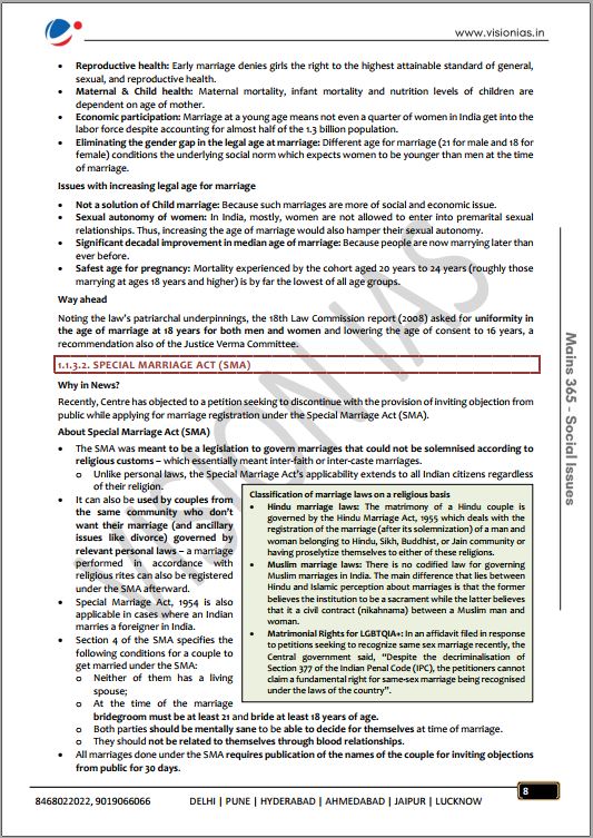 vision-ias-social-issues-mains-365-2021