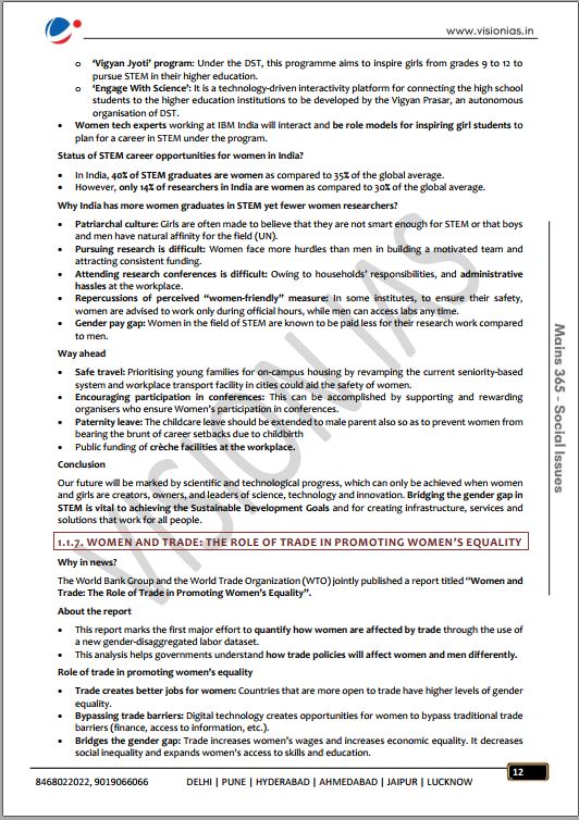 vision-ias-social-issues-mains-365-2021