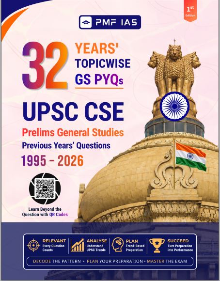 PMF IAS 32 YEAR UPSC TOPICWISE PYQ 1995 TO 2026 ENGLISH MEDIUM 