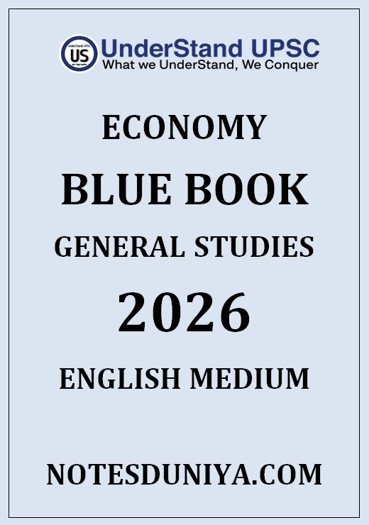 UNDERSTAND UPSC ECONOMY BLUE BOOK ENGLISH MEDIUM 2026