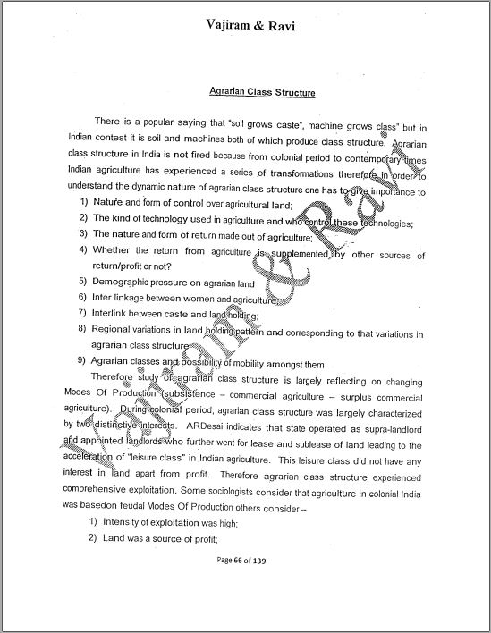 sociology-optional-printed-notes-by-vajiram-and-ravi-mahapatra-sir